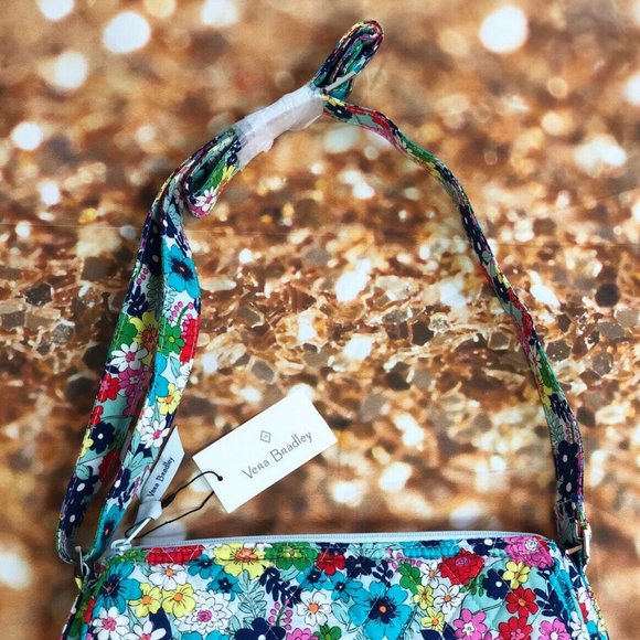 Vera Bradley Saddle Crossbody Shoulder Bag in Far Out Floral. NWT - Picture 3 of 6
